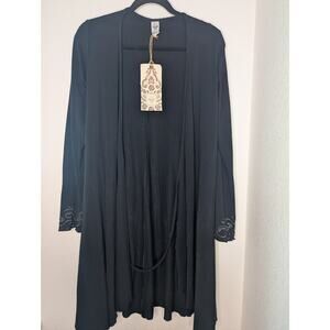 PrAna Willow Wrap Dress Bamboo Sustainable Lifestyle Black M